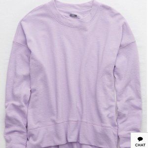 aerie beach fleece sweatshirt